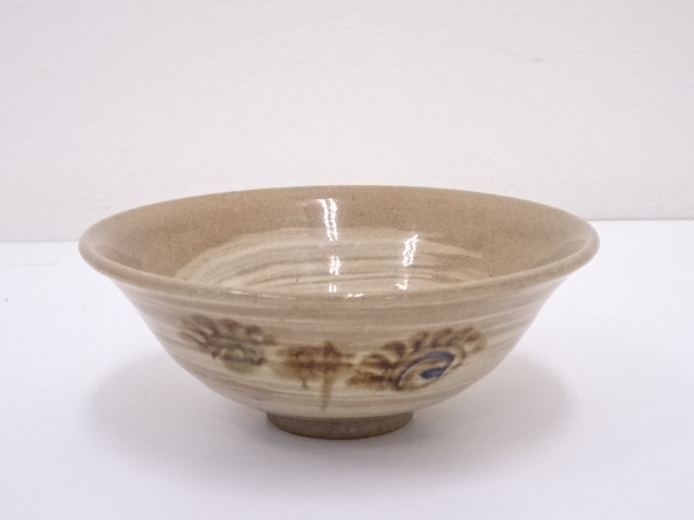 JAPANESE TEA CEREMONY / TEA BOWL CHAWAN / BRUSH MARKS